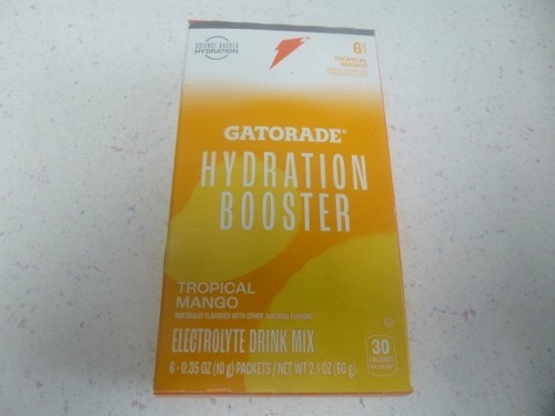 4 Boxes Gatorade HYDRATION BOOSTER Tropical Mango Electrolyte Drink Mix 24 Total