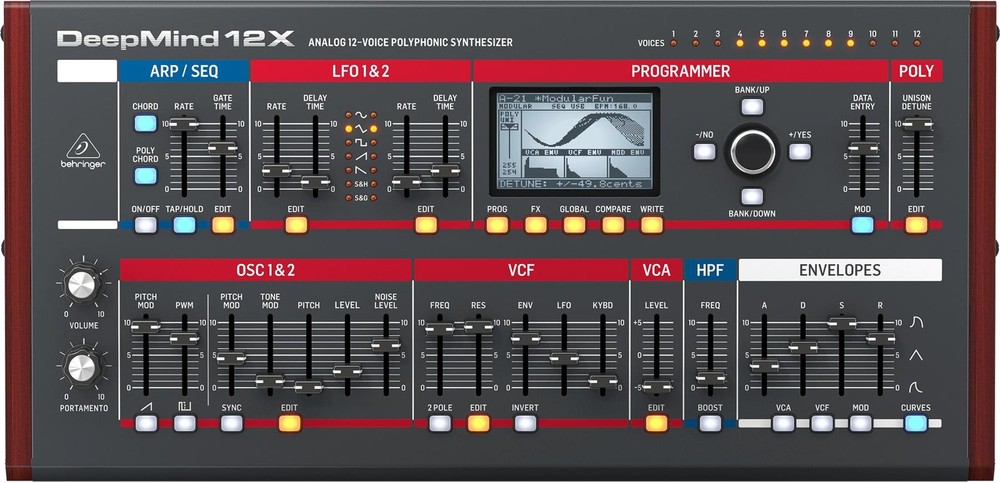 Behringer DeepMind 12XD Polyphonic Desktop Analog Synthesizer