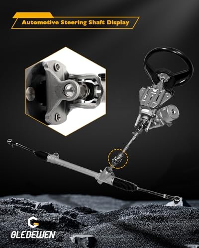 Intermediate Steering Shaft, Compatible with Toyota intermediate shaft Black