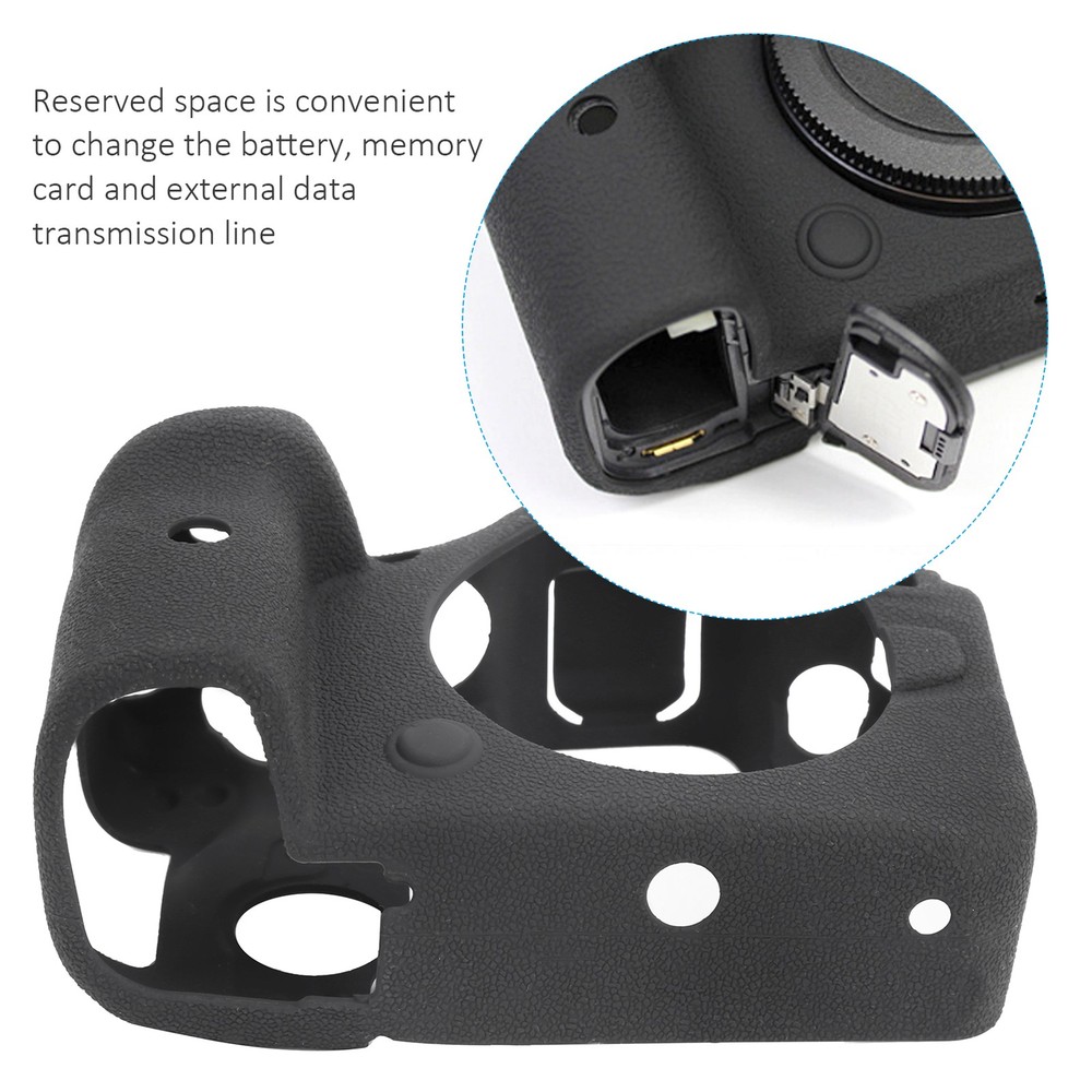 Digital Camera Housing Protective Cover Anti‑Scratch Soft Silicone Shell For R6