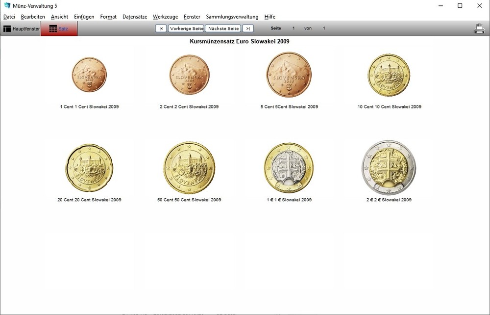 GS Coin Manager 5 Software Program to Manage Your Coin Collection