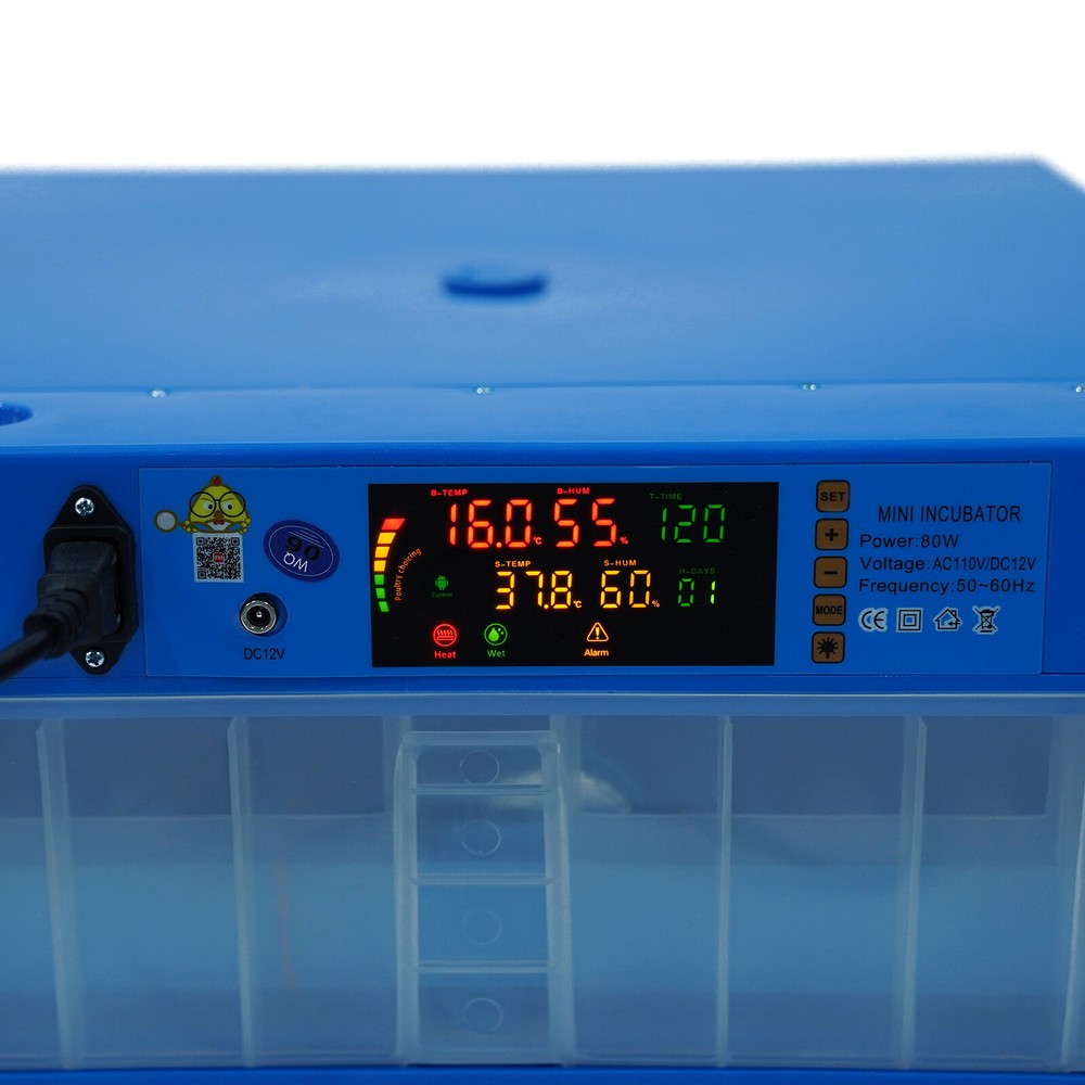 Egg Incubator Automatic Chicken Quail Chick Hatcher Incubators for Hatching Eggs