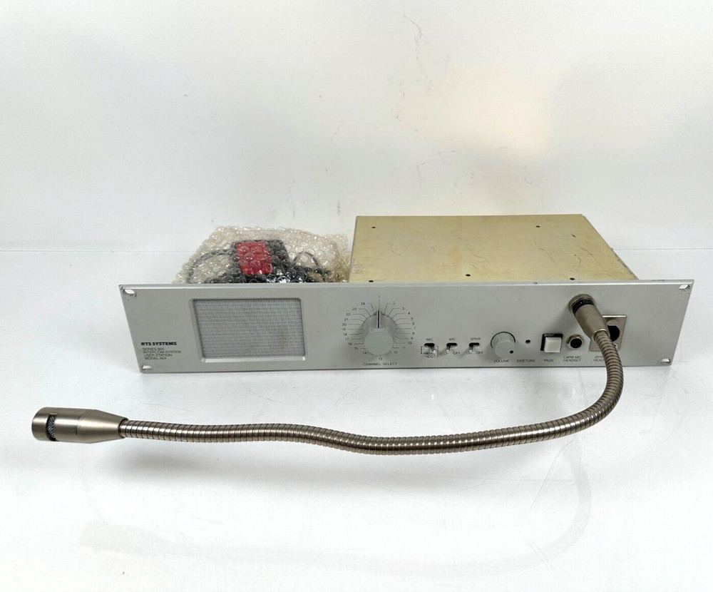 Telex RTS Systems Series 800 Intercom System User Station Model 824 w/ LR420 Mic