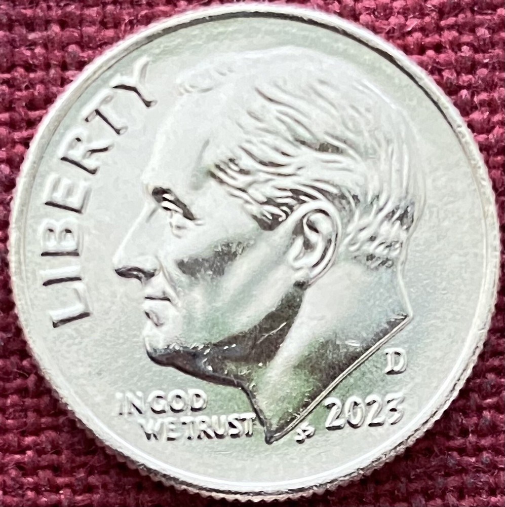 2023-D Roosevelt Dime BU From OBW