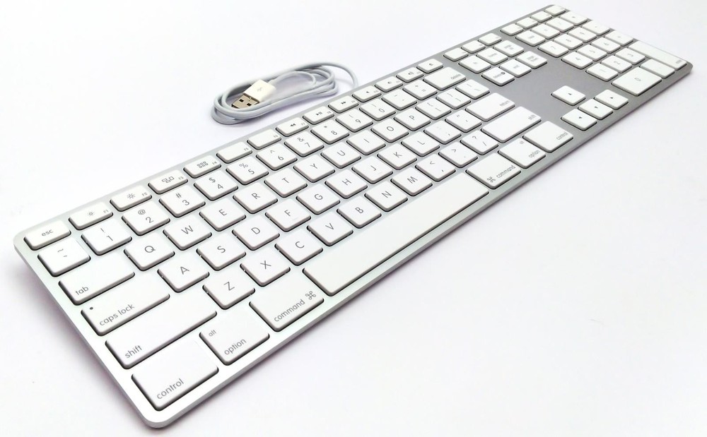 Apple A1243 Keyboard USB Wired with Numeric Keypad for iMac Mac Mini Mac Pro OEM