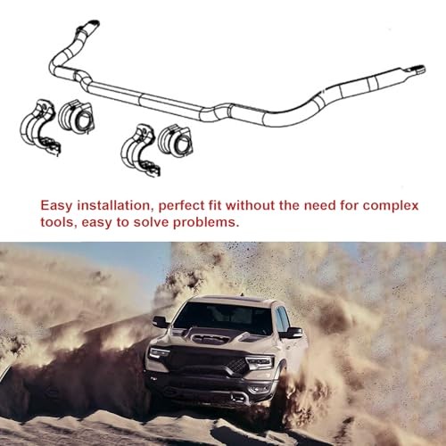 Front Suspension Stabilizer Bar Kit Upgrade 55398938AC Compatible with 2012