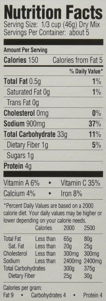 Tony Chachere Rice Dinner Mix, Dirty Rice, 4 Count