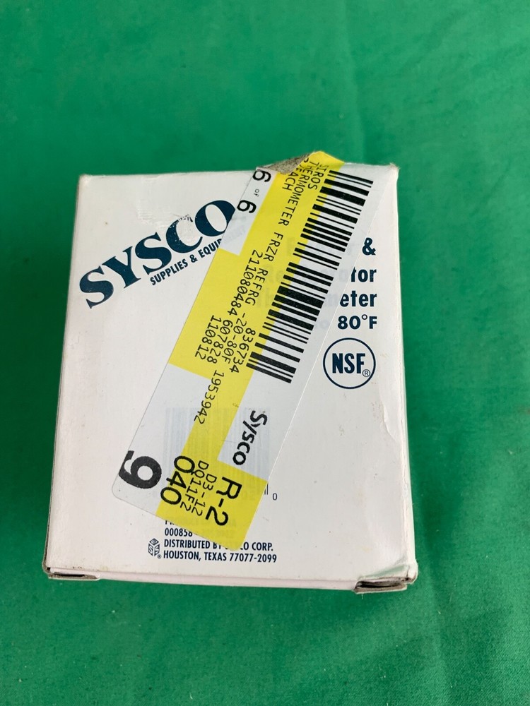 Sysco Refrigerator Thermometer