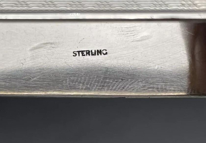 Sterling Silver Napkin Ring Engraved Name “ARLENE”