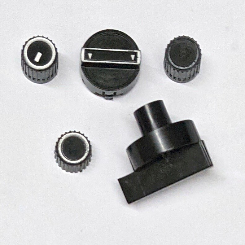 Complete Set of Five Control Knobs Original for GAF 1688Z Projector