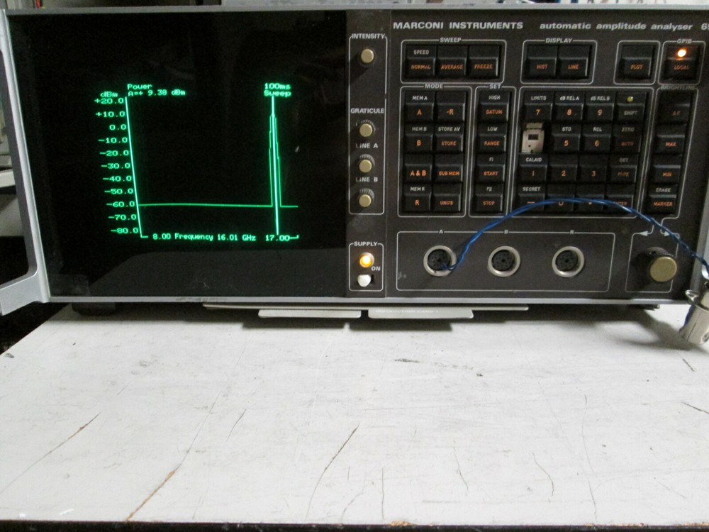 Marconi 6500 Scalar Network Analyzer DC-126 GHz 3 Channel Programmable WORKS!