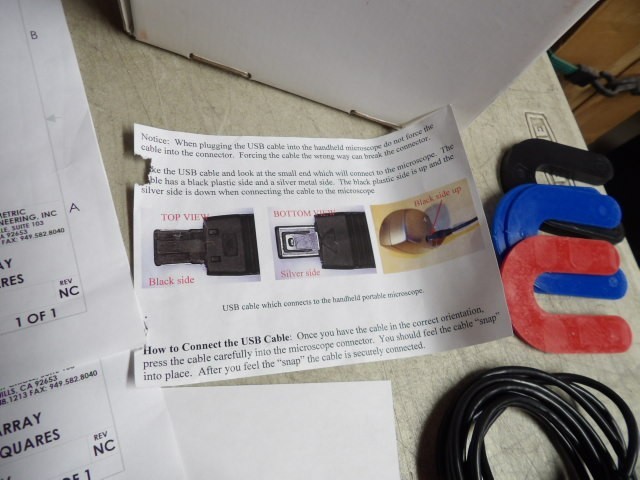 STARRETT Kinescope-IR-Vlink Hand Held Video Microscope New