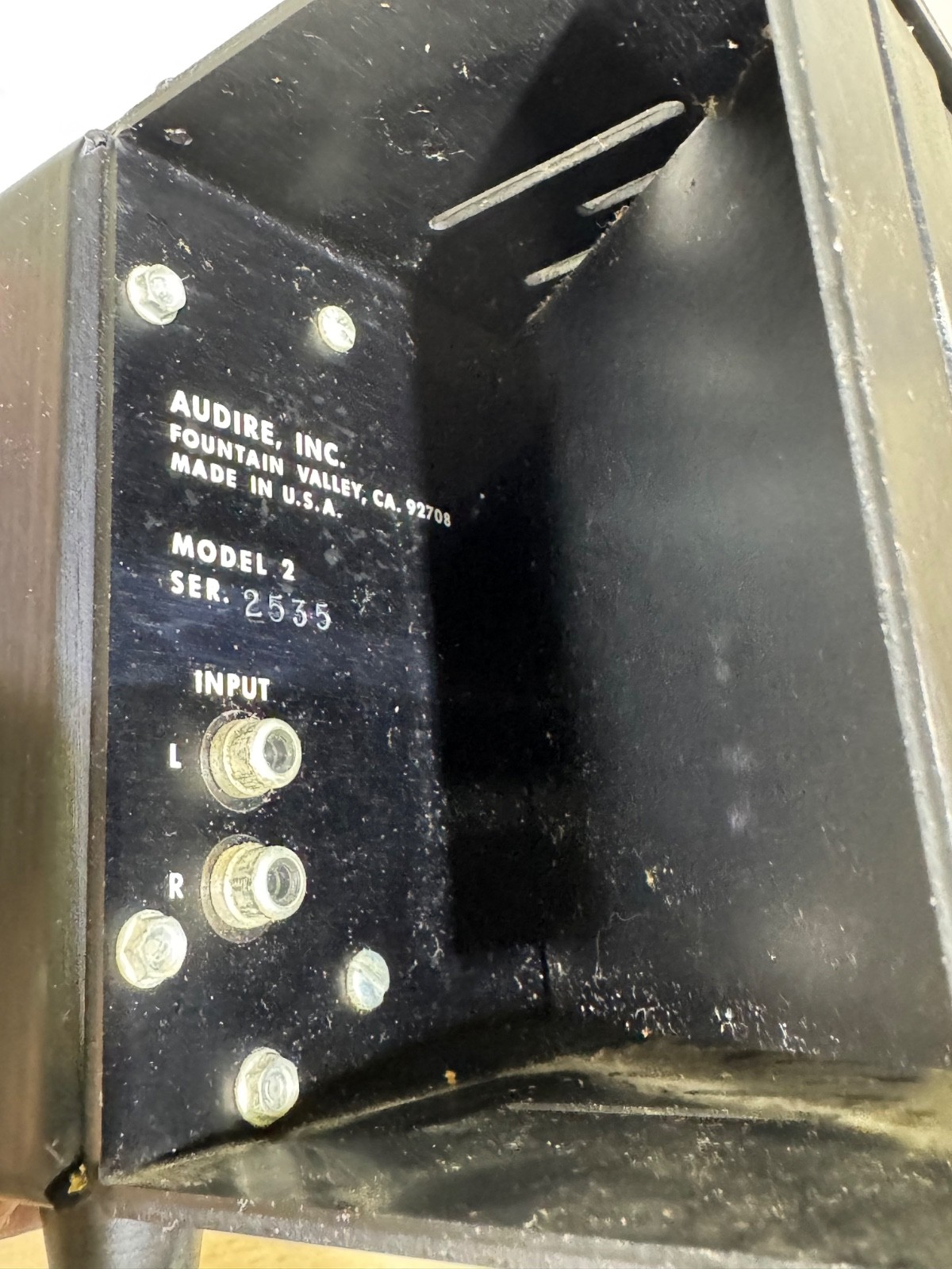 Vintage AUDIRE Model 2 Audiophile Amplifier | 1970s | Fountain Valley CA | AS-IS