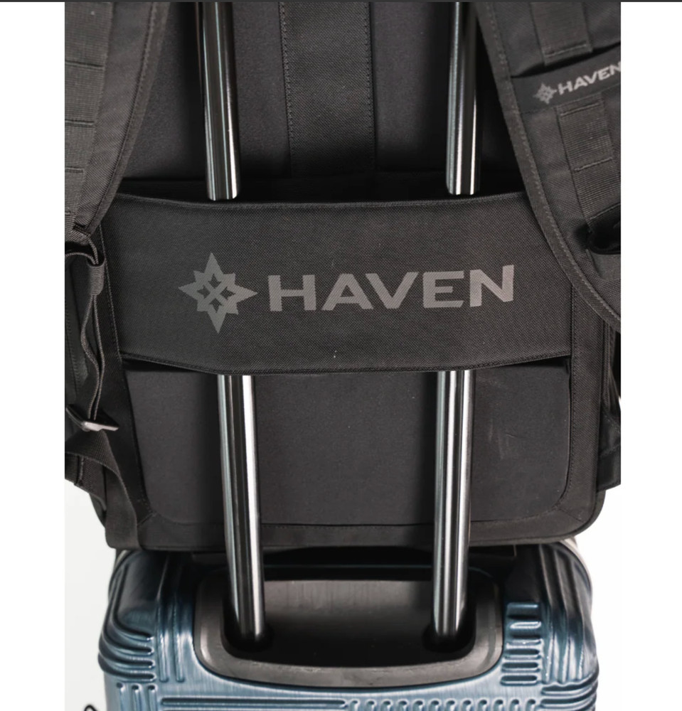 Large Haven Athletic Backpack 37L capacity - Hook and loop outside for patches