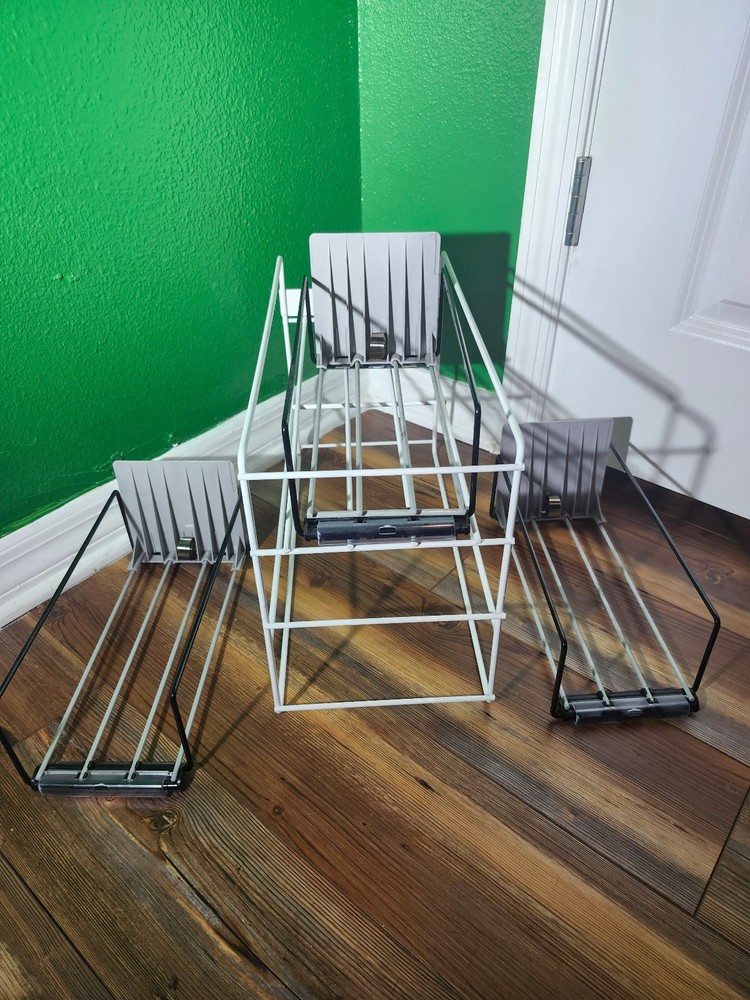 Retail Display Rack Lot – Trion Adjustable Tray + Wire Display Racks