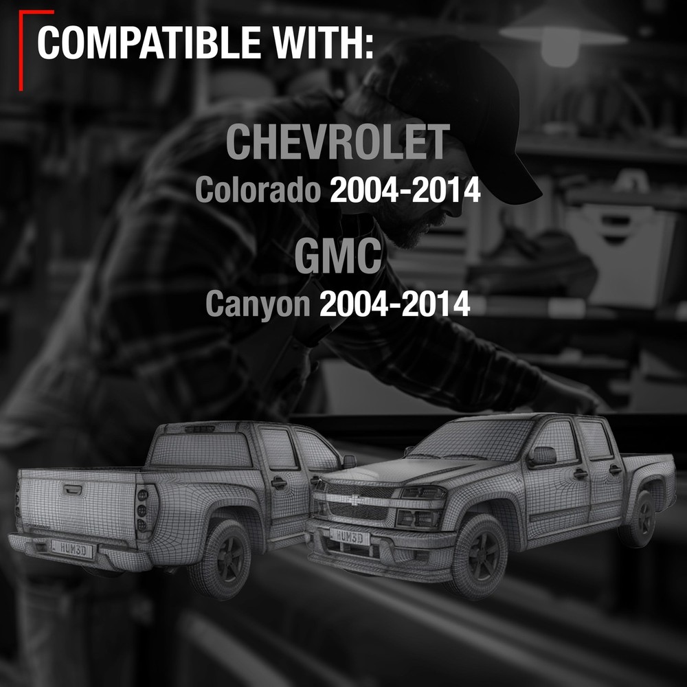 Tailgate Cable Set for Colorado, Canyon - Support Straps, Metal