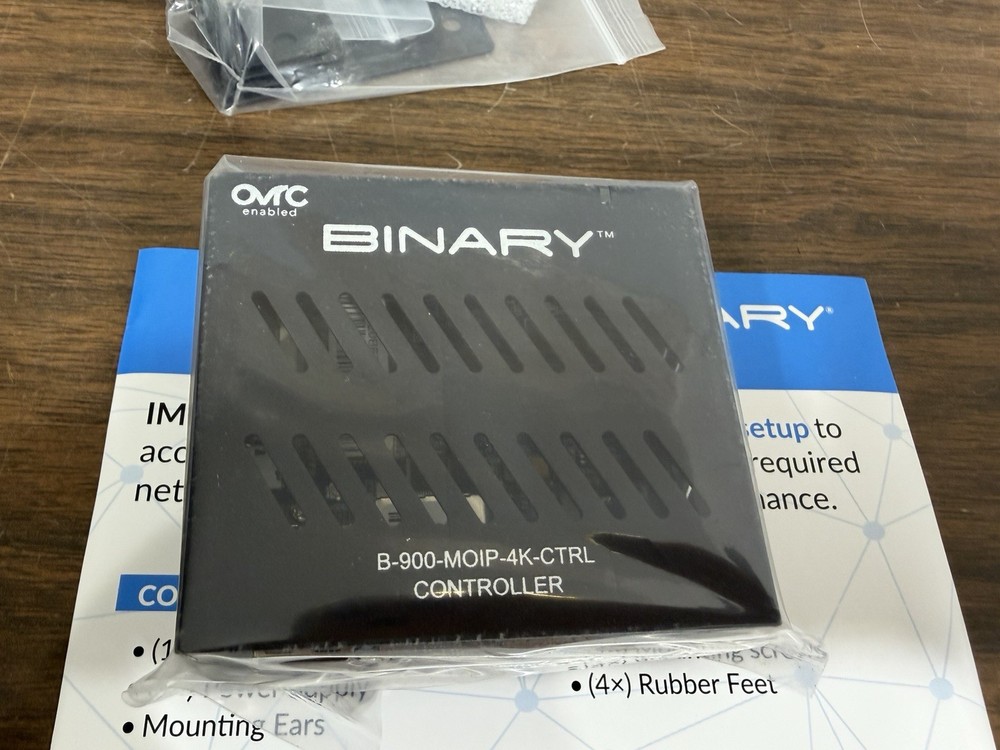 Binary B-900-MOIP-4K-CTRL System Controller | New in Box |