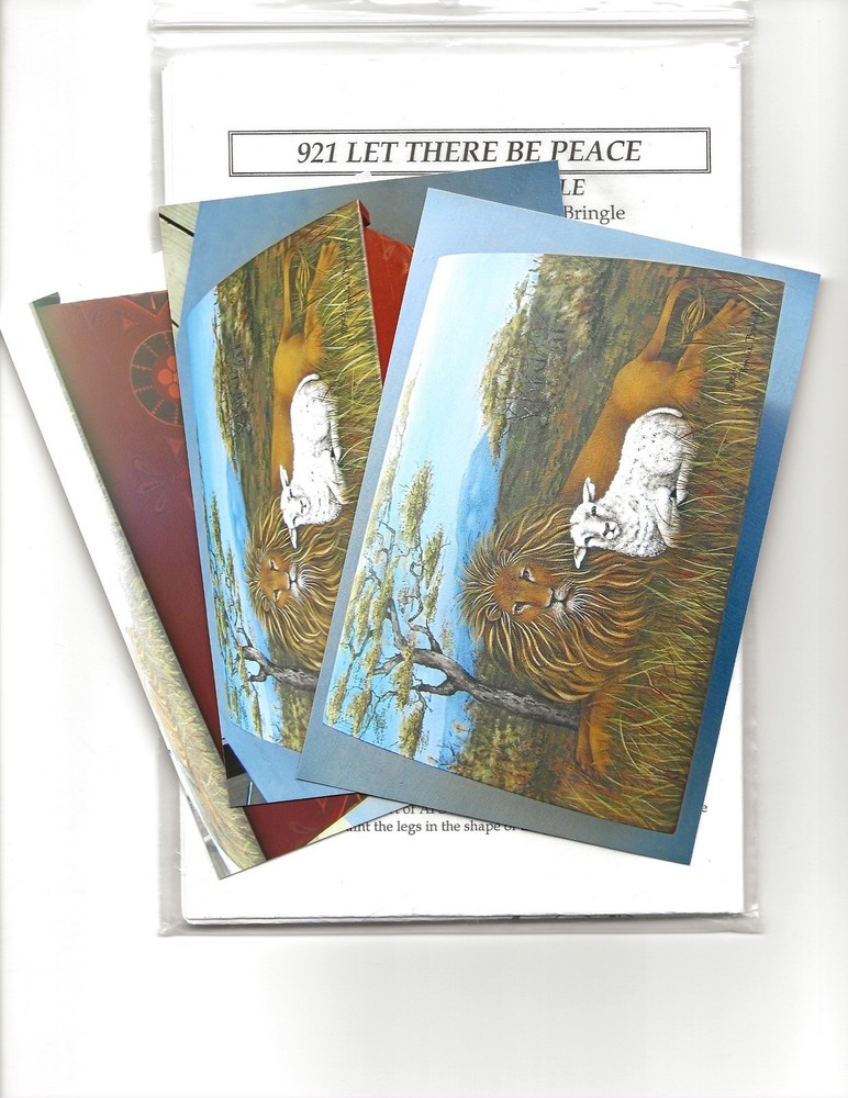 Ronnie Bringle Let There Be Peace Pattern Packet NIP ©2006