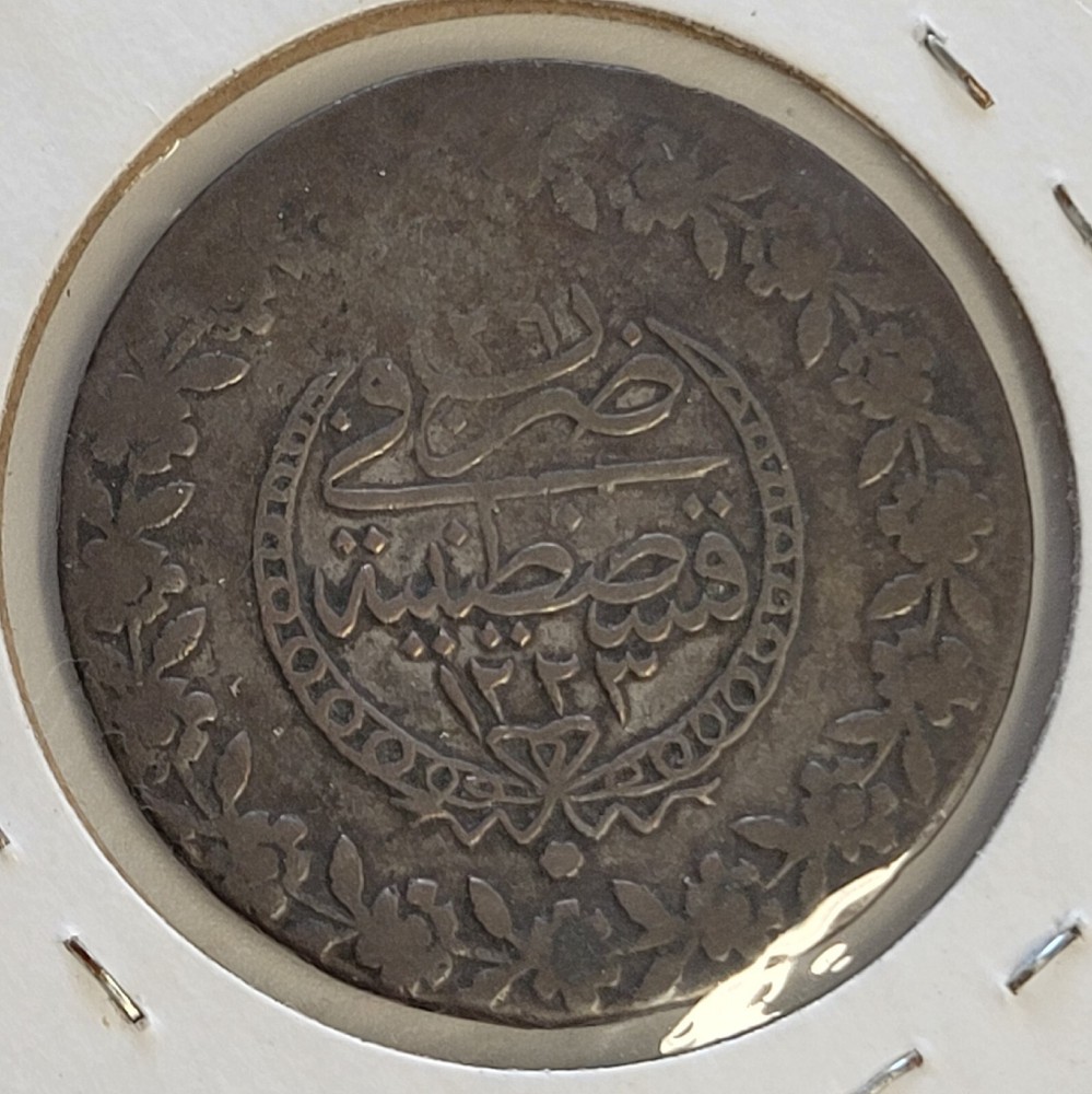 1808 ottoman empire 5 piastres silver