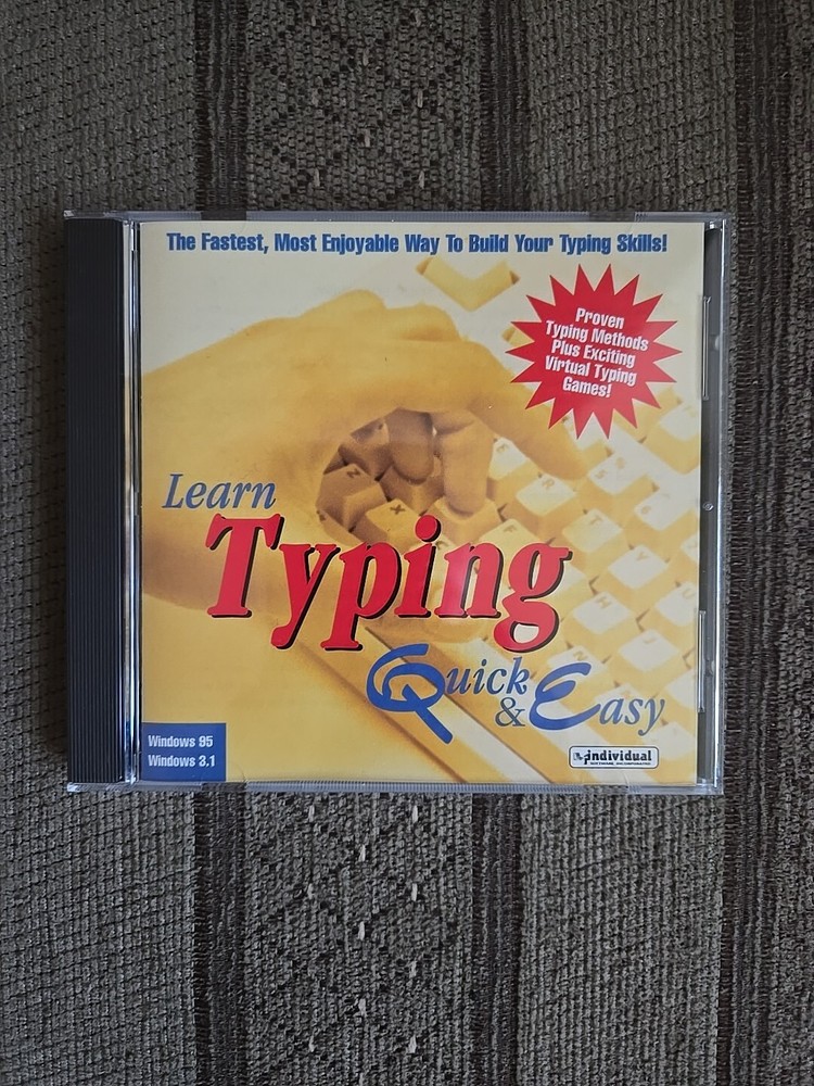 Typing- Learn Quick and Easy- One CD and Four 3.5" Discs Used