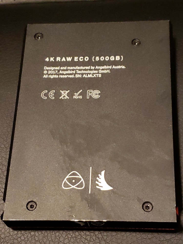 Angelbird Atomos Master Caddy 4K RAW 500GB Internal Solid State Drive