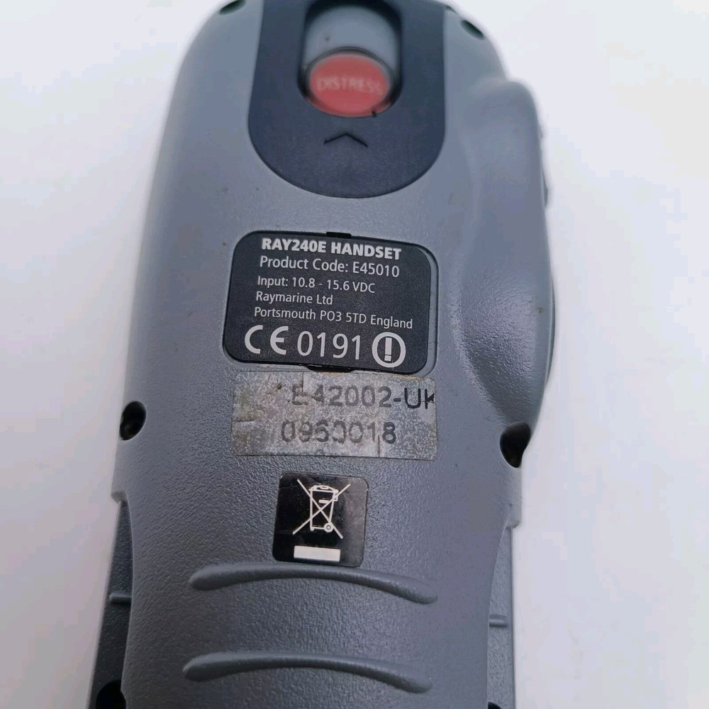 Raymarine RAY240E VHF Radio Handset Controller RAY240 E42002 E45010 - GUARANTEE!