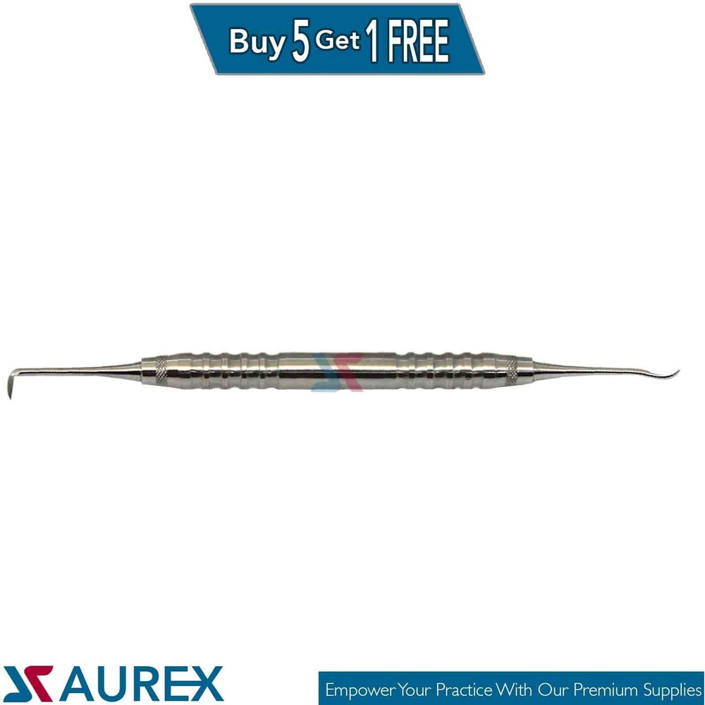 Mitchell Elevator & Trimmer Double Ended, Hook/Spoon Ends Dental Extraction Tool