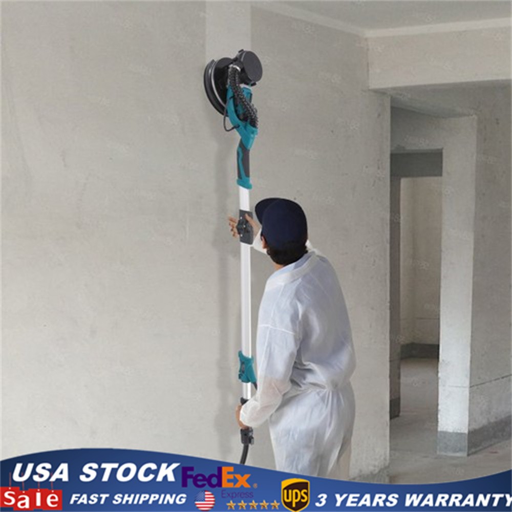 Electric Ceiling Wall Sander Variable Speed Dustless Drywall Sander 850W Sanding
