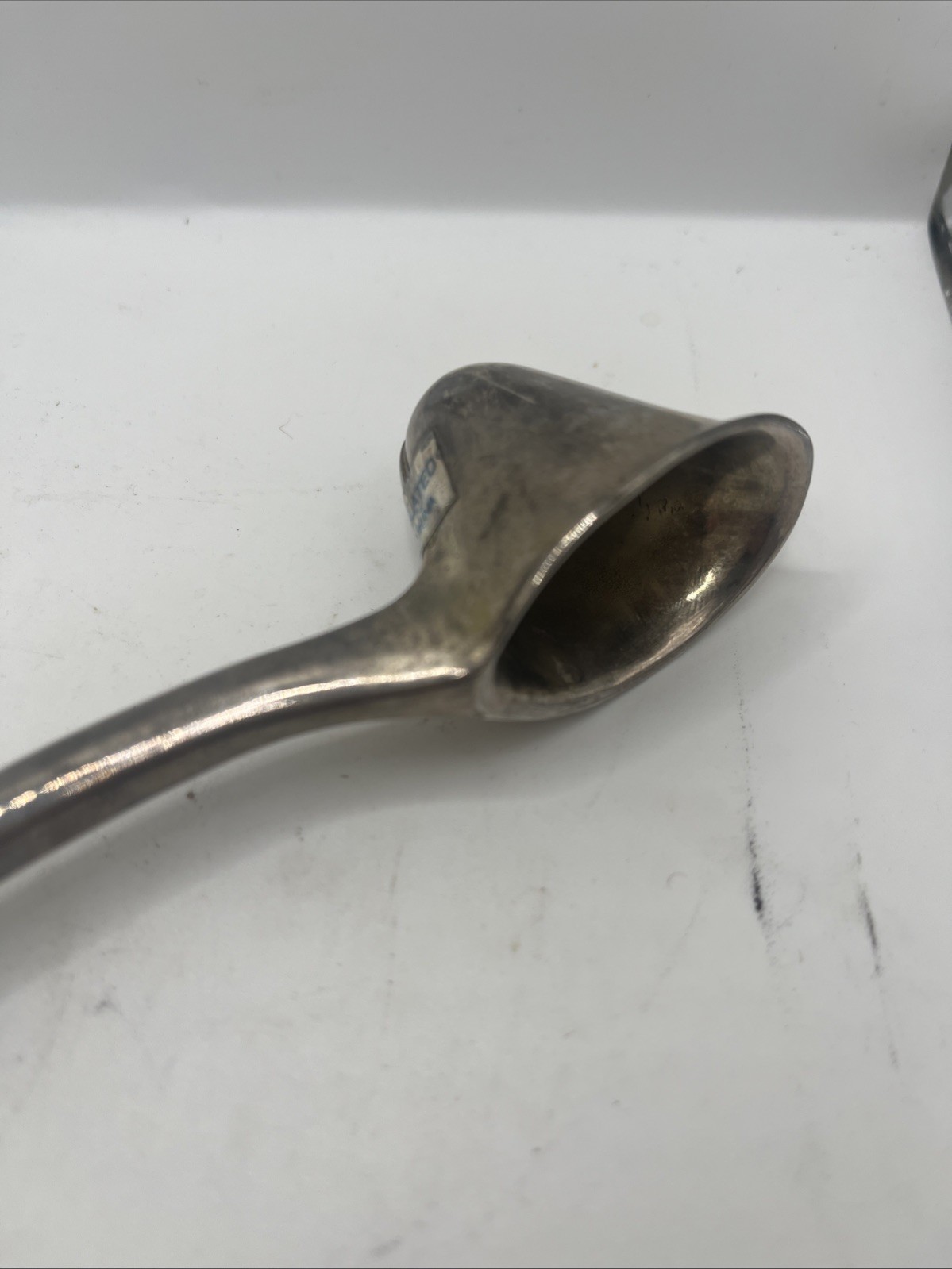 VINTAGE EALES 1779 SILVERPLATE CANDLE SNUFF 10”L