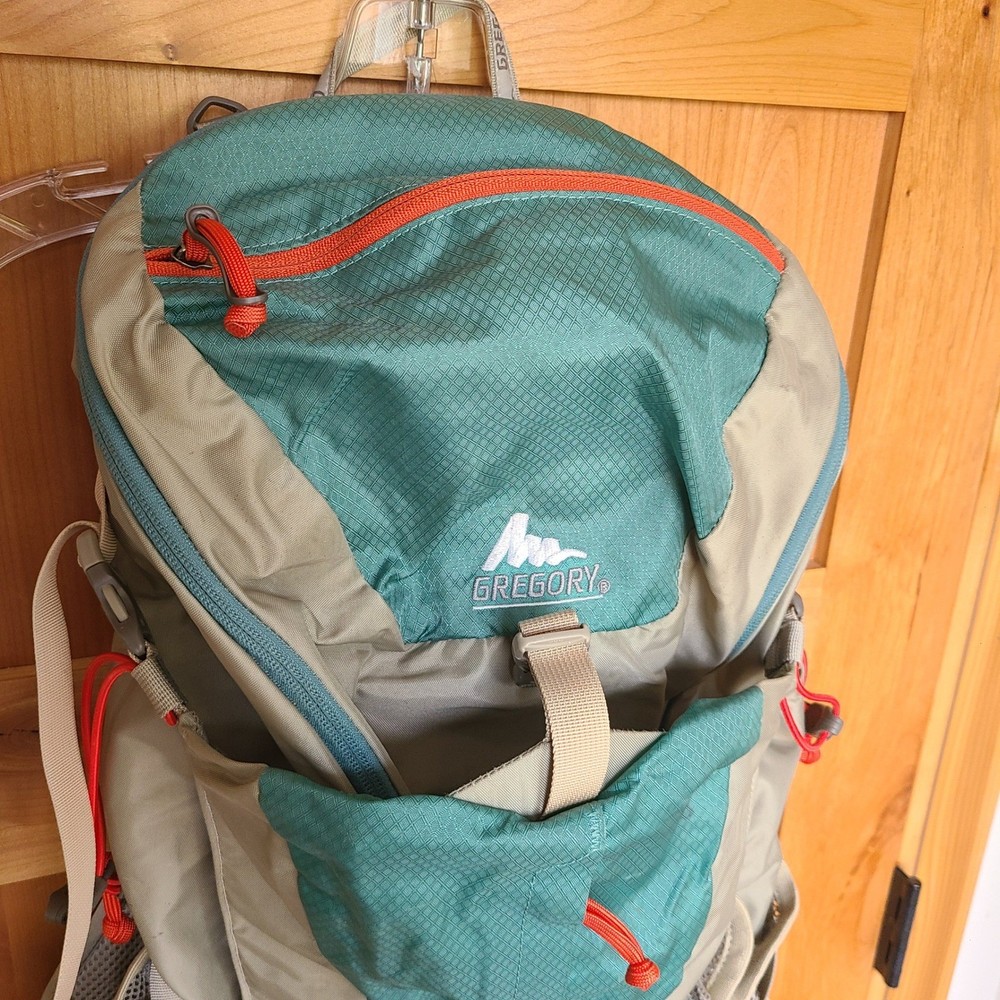 Gregory Jade 28 Womens Medium Teal Gray Nylon Hiking Backpack Day Pack Gorpcore