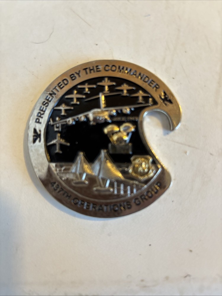 437th Operations Group Challenge Coin