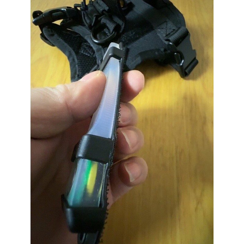 2PCs. Tactical ID Lights for v-lite Hook Loop Mount Waterproof Steady Strobe