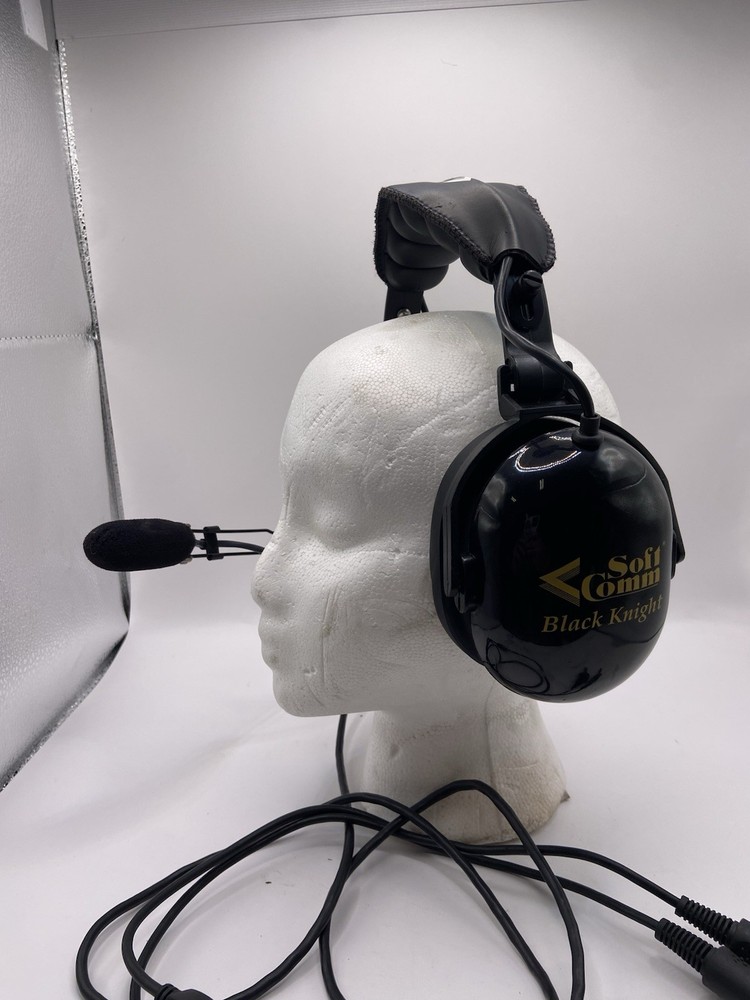 Soft Comm Black Knight Aviation Headset C-50