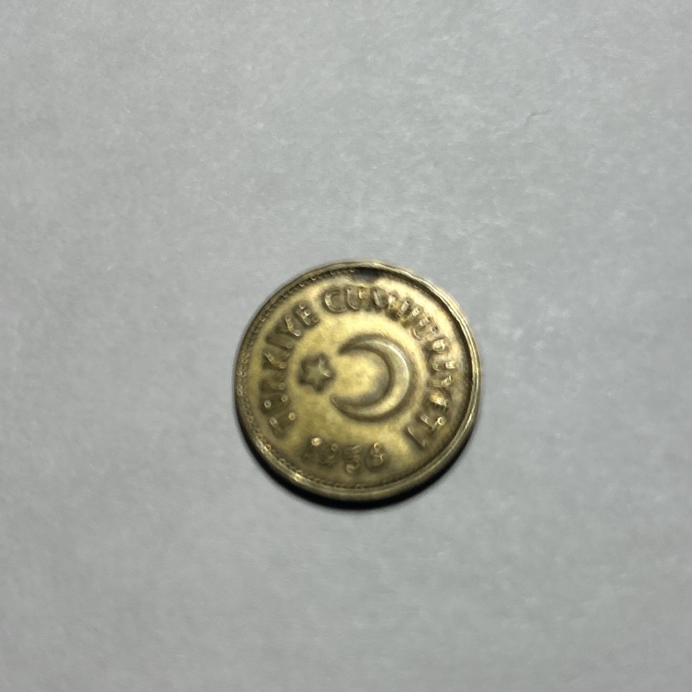 1956 Turkey 5 Kurus Coin