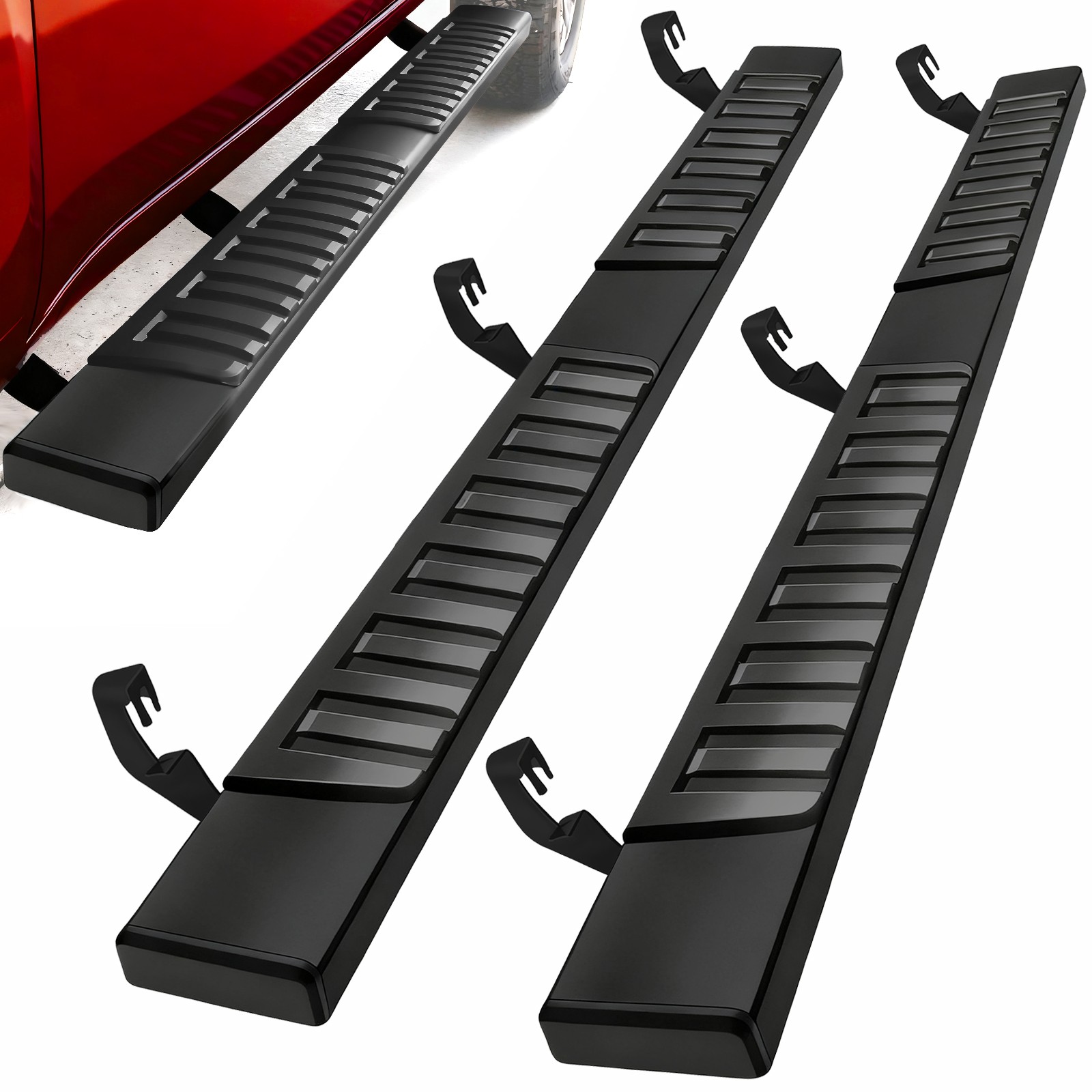 For 07-18 Silverado/Sierra 1500 Double/Extended Cab 6" Running Board Side Step