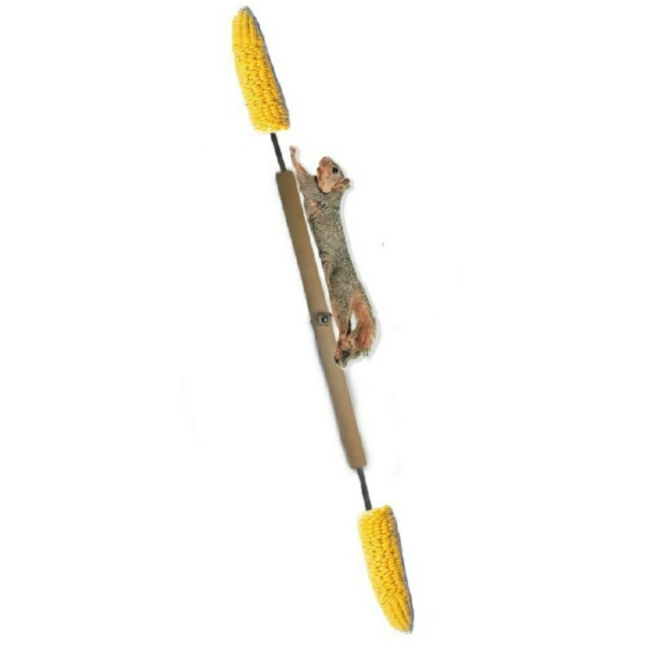 SQUIRREL SPINNER CORN FEEDER FUN! SQUIRRELS LOVE IT SEWF2150 FREE SHIP NEW