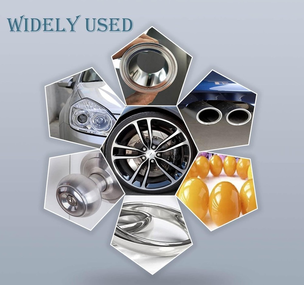 Drill Buffing Wheel Set with Polishing Compound - 19 Pcs