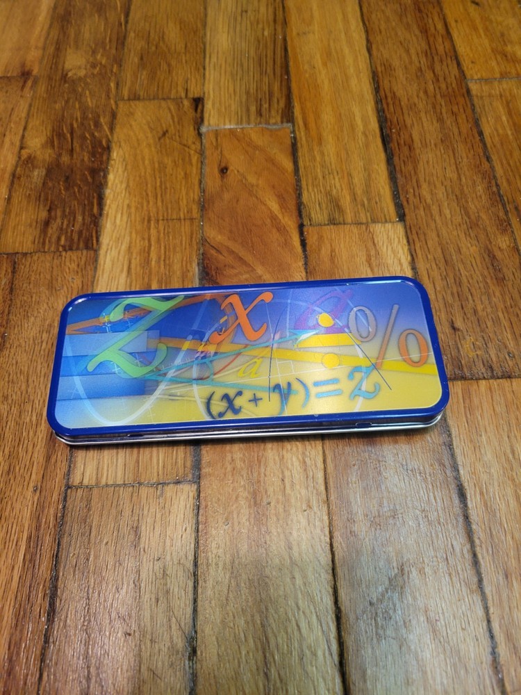 Geometry Protractor Set With Ruler And Measuring Devices, COOL 3D MetalCase