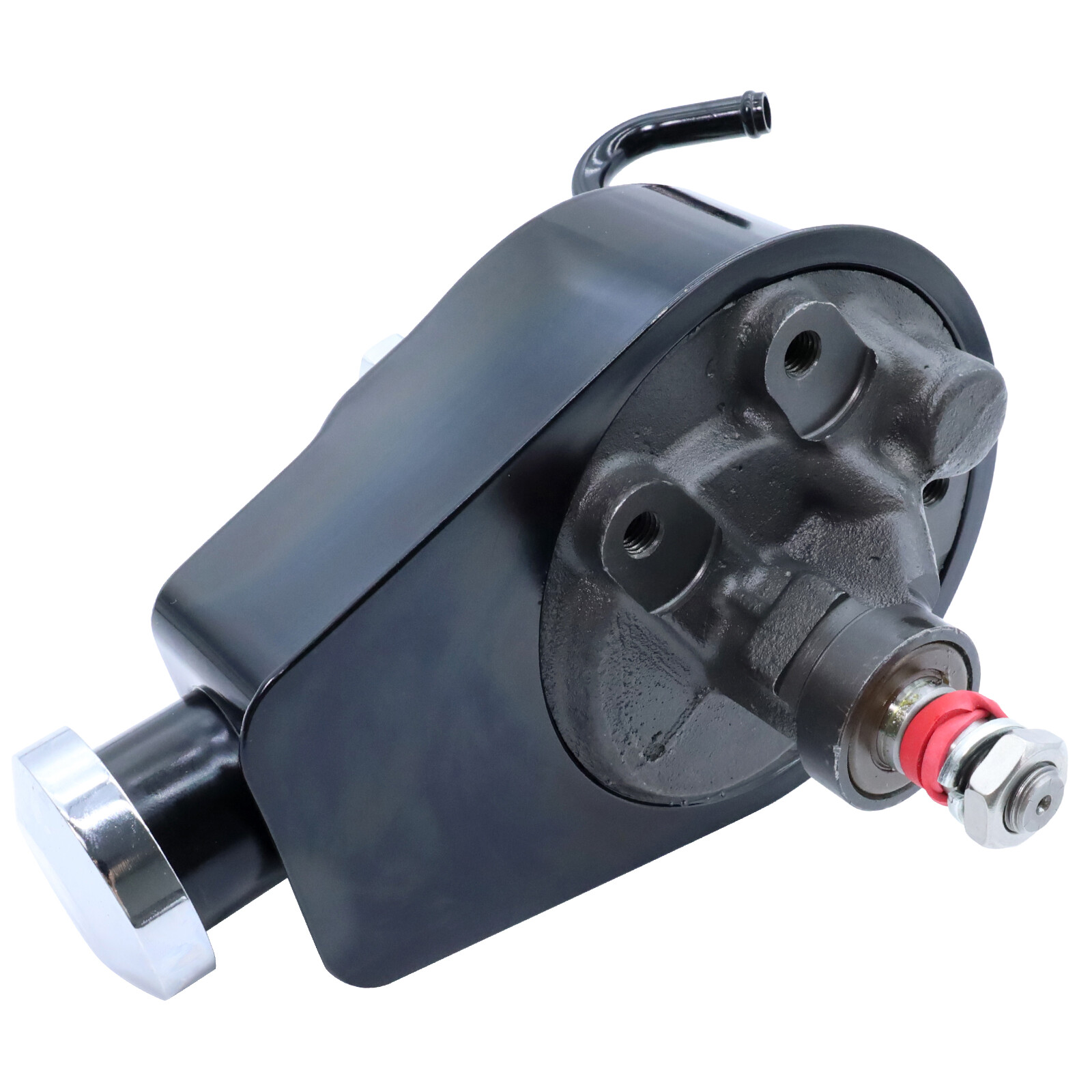 Saginaw Power Steering Pump For Small Big Block Chevy SBC BBC 350 454 327 Black