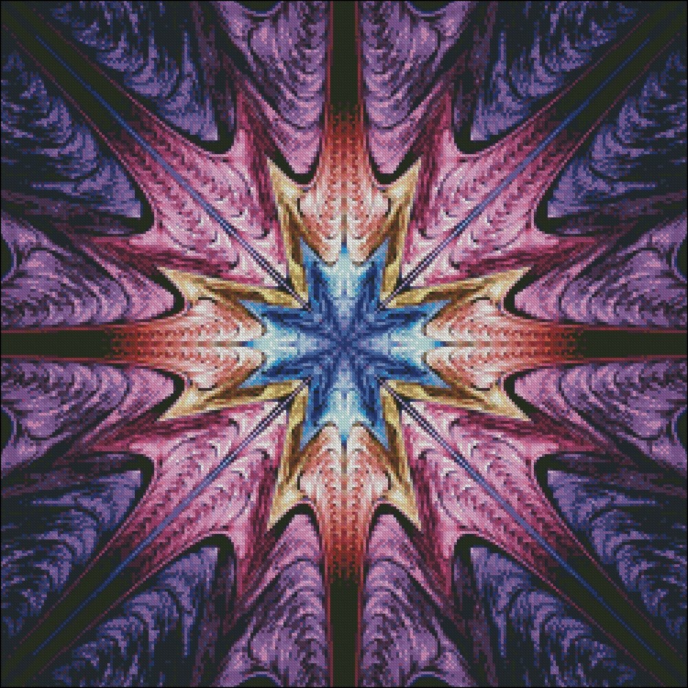 Splat - DIY Counted Cross Stitch Pattern Needlework