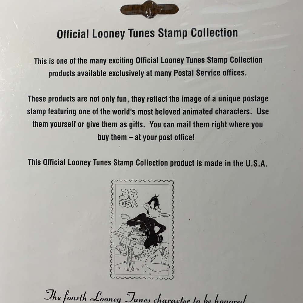 LOONEY TUNES~Official USPS Stamp collector Album/book VTG New sealed silver