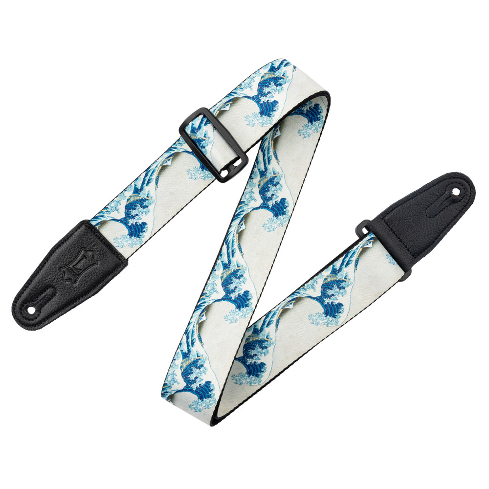 Levy's 2" Polyester Guitar Strap with Tri-Glide Adjustment, The Wave