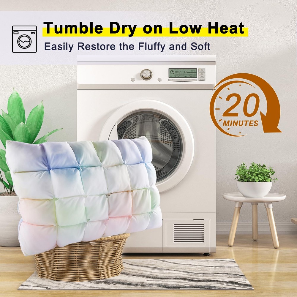 YOUR MOON Soft Pillows for Sleeping - Fluffy Down Alternative Bed Pillow