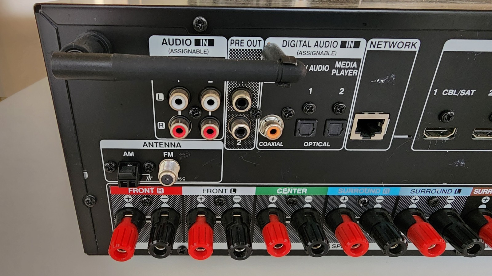 Denon AVR-S700W 7.2 Channel Multimedia Network AV Receiver Remote Bundle, Tested