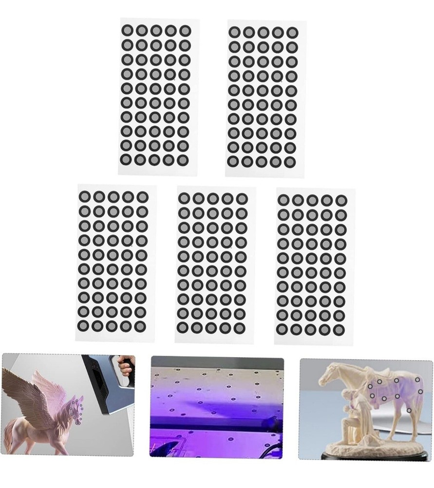 115x Sheets 3D Scanner Marking Positioning Point 3D Reference Adhesive Dots READ