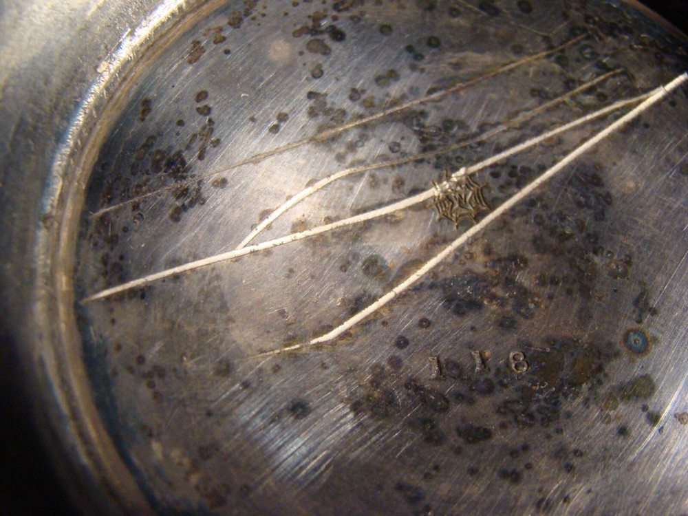 EG Webster And Son 3 Handle Vase Silver Plate Dated October 9th 1907