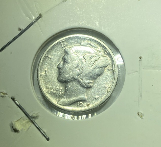 1945-D Mercury Dime Silver