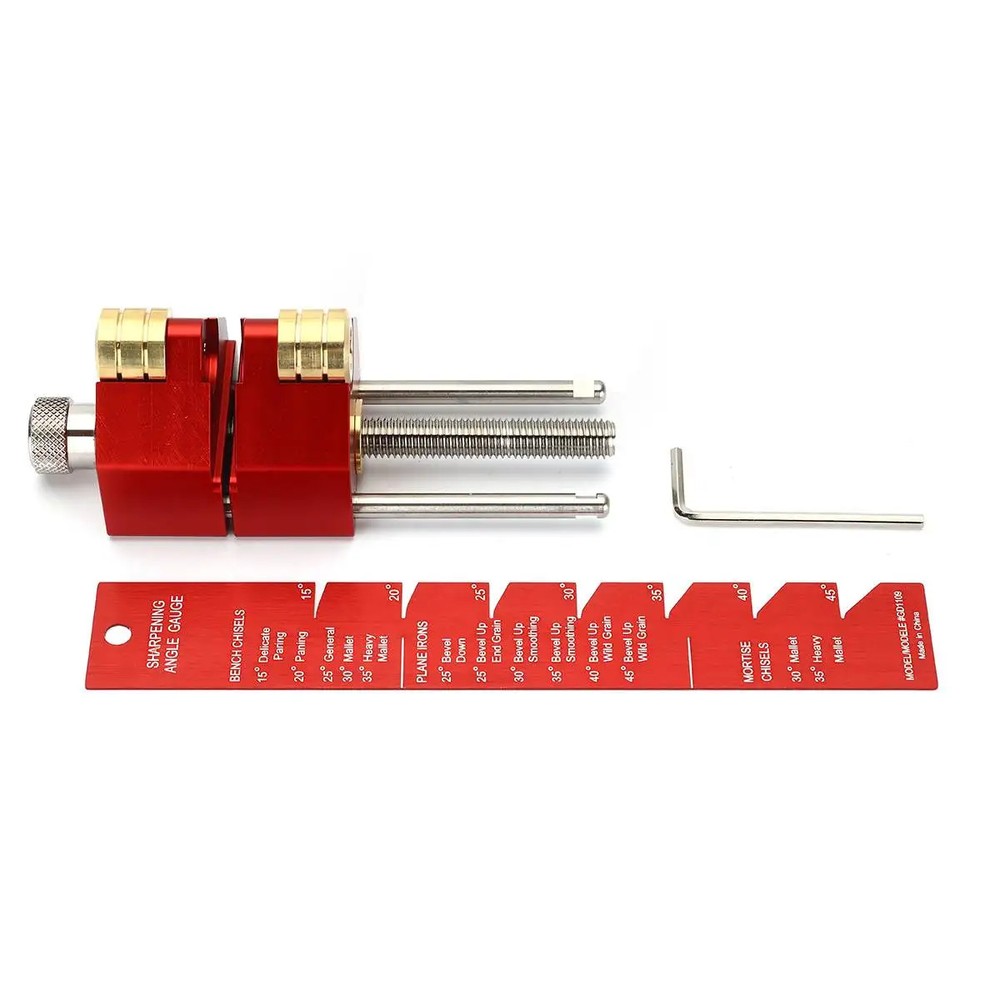 Sharpening System 2Types Honing Guide Sharpening Holder Angle Fixture AngleGauge