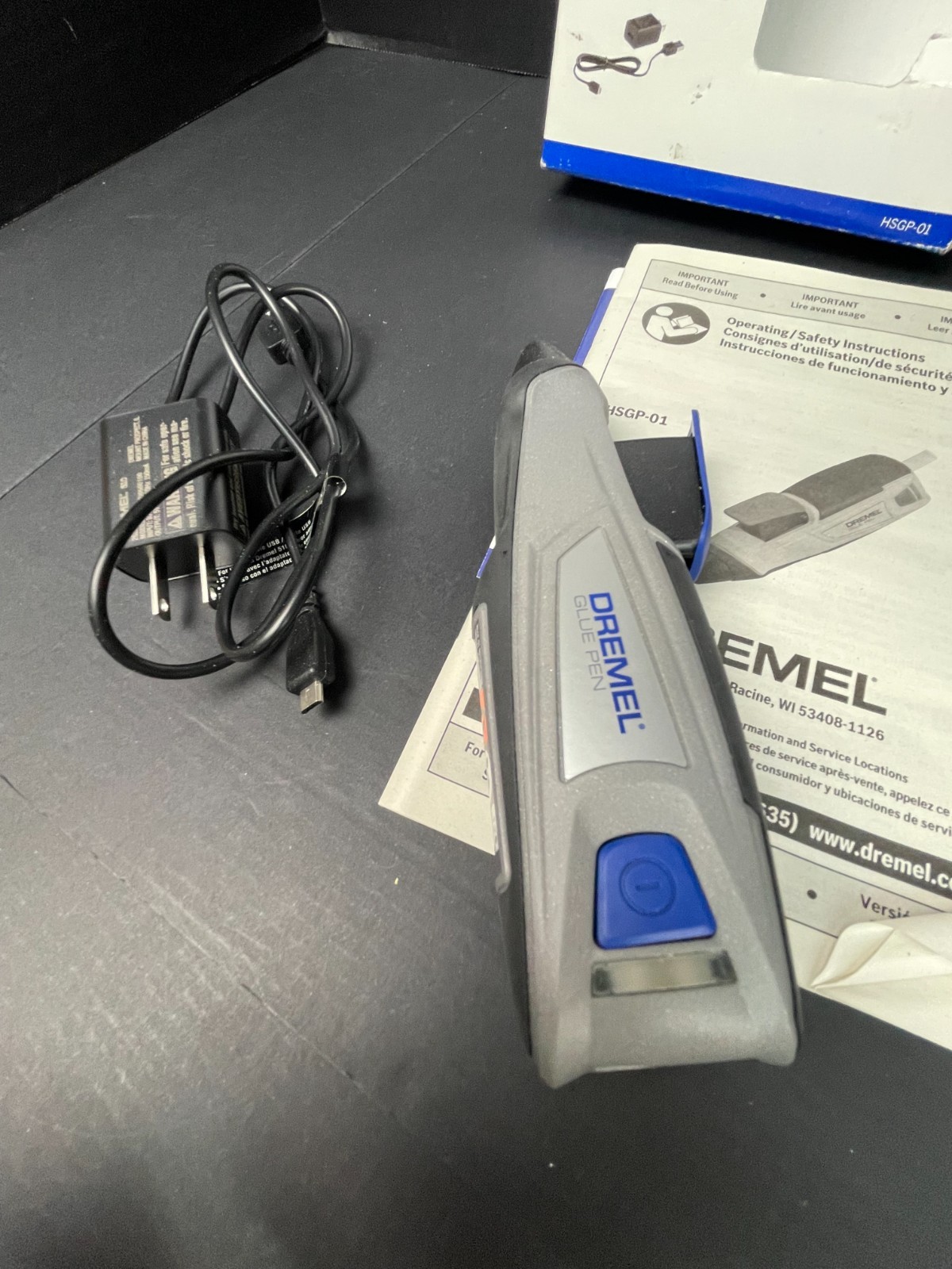 Dremel HSGP-01 5V Cordless USB Rechargeable Hot Glue Pen Glue Gun