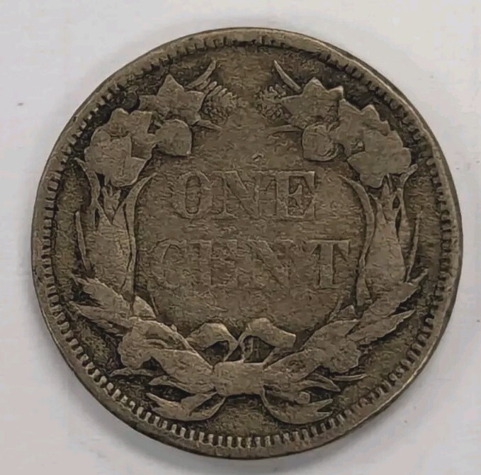 1857 Flying Eagle One Cent Coin- Nice TYPE COIN! #649